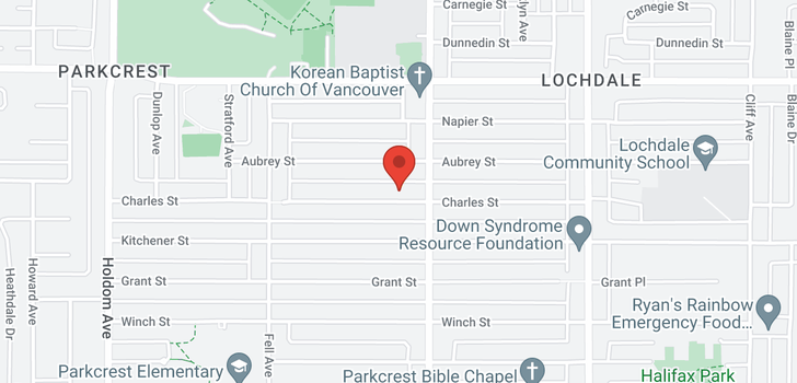 map of 6445 CHARLES STREET